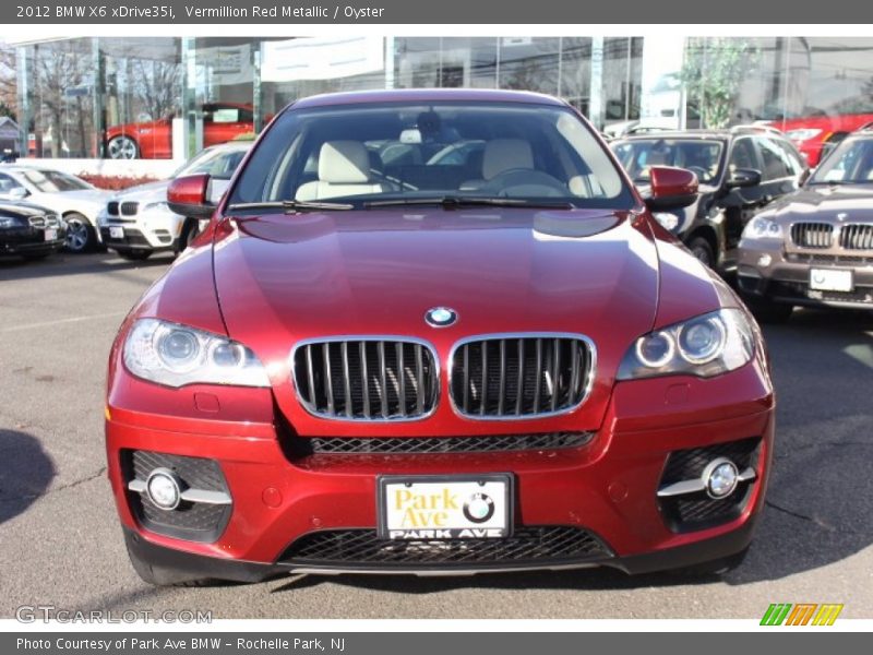 Vermillion Red Metallic / Oyster 2012 BMW X6 xDrive35i