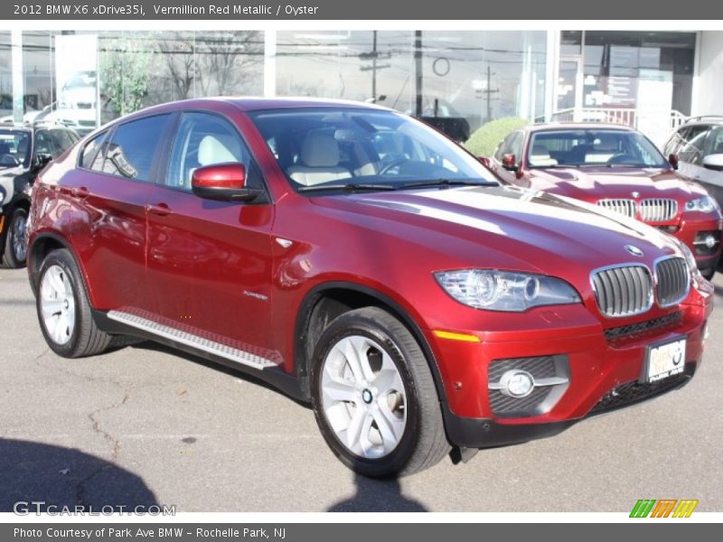 Vermillion Red Metallic / Oyster 2012 BMW X6 xDrive35i