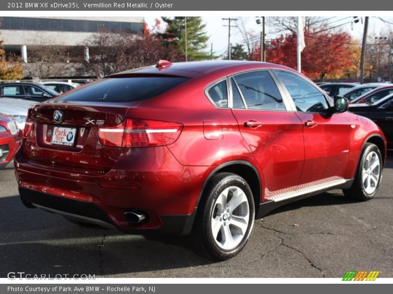 Vermillion Red Metallic / Oyster 2012 BMW X6 xDrive35i
