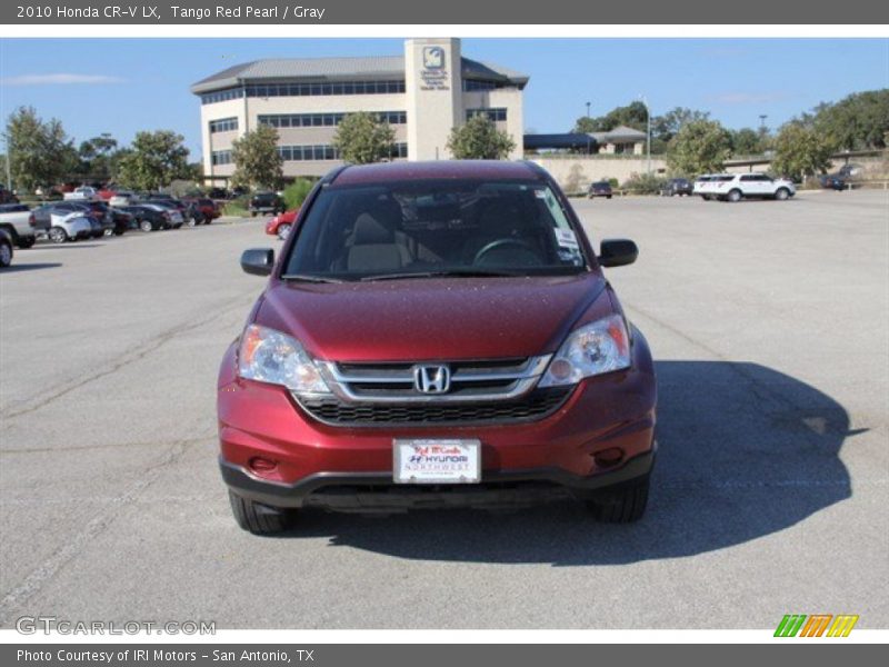 Tango Red Pearl / Gray 2010 Honda CR-V LX