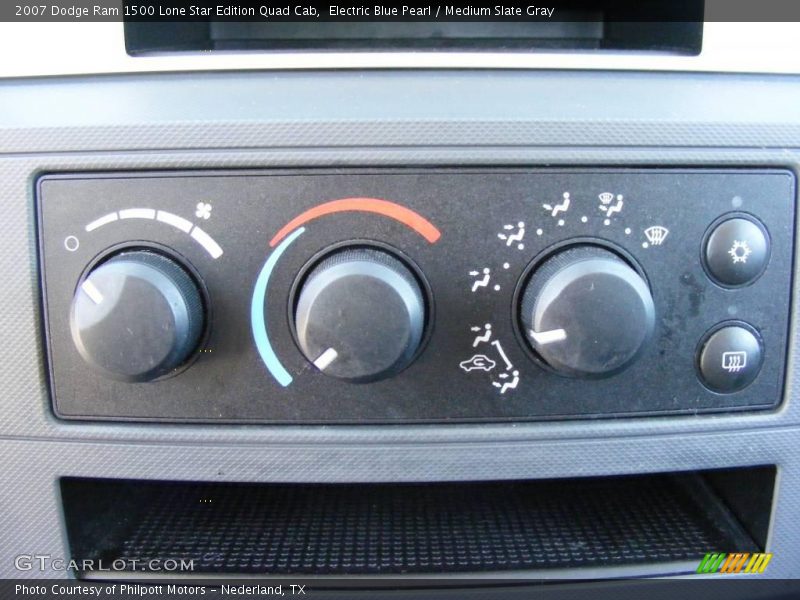 Electric Blue Pearl / Medium Slate Gray 2007 Dodge Ram 1500 Lone Star Edition Quad Cab