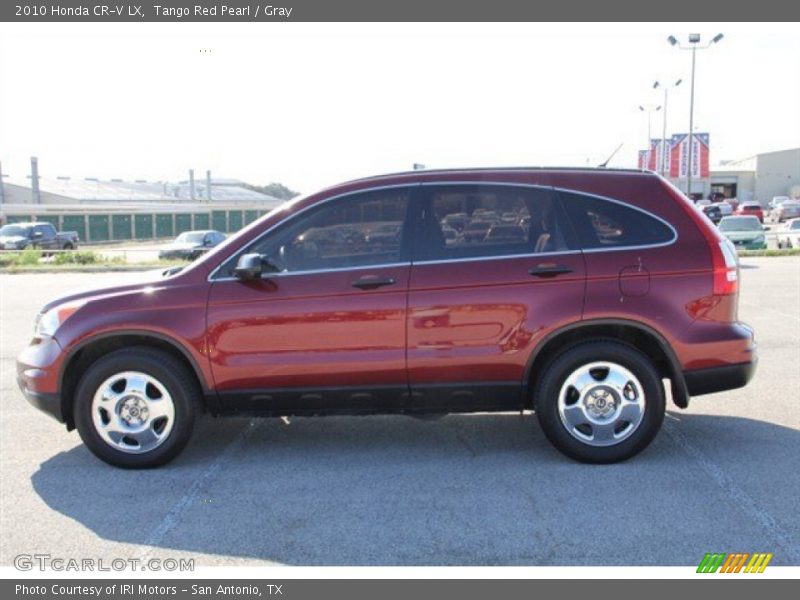 Tango Red Pearl / Gray 2010 Honda CR-V LX