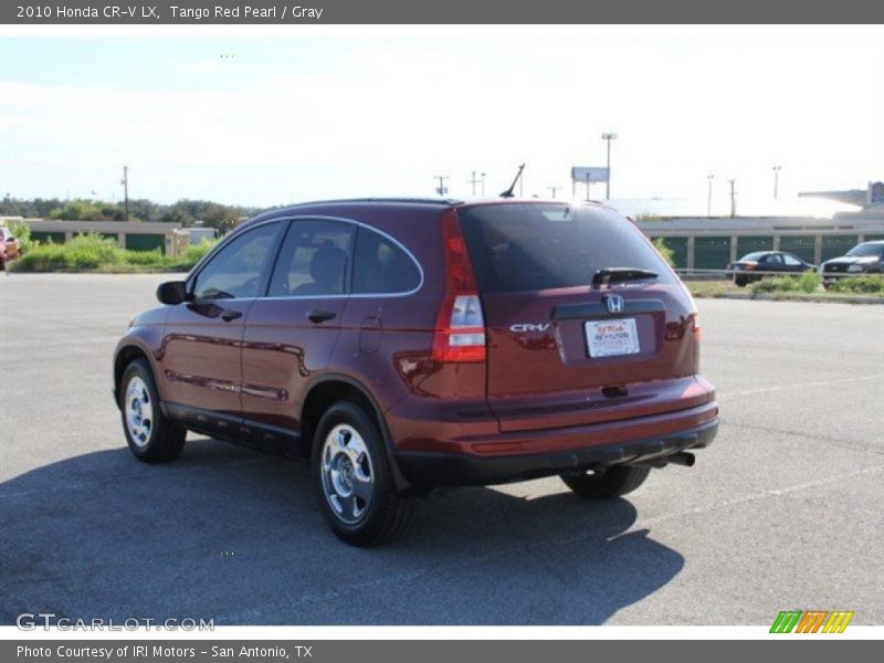 Tango Red Pearl / Gray 2010 Honda CR-V LX
