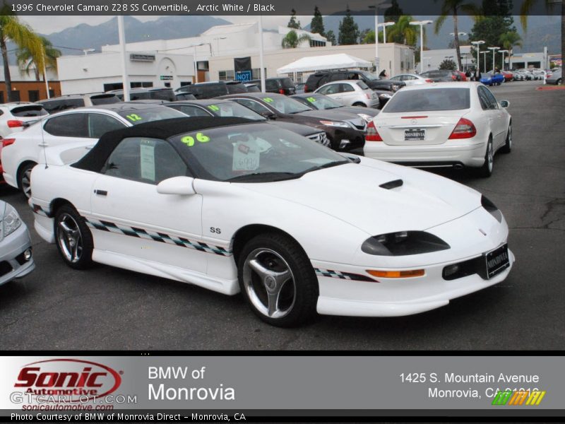 Arctic White / Black 1996 Chevrolet Camaro Z28 SS Convertible