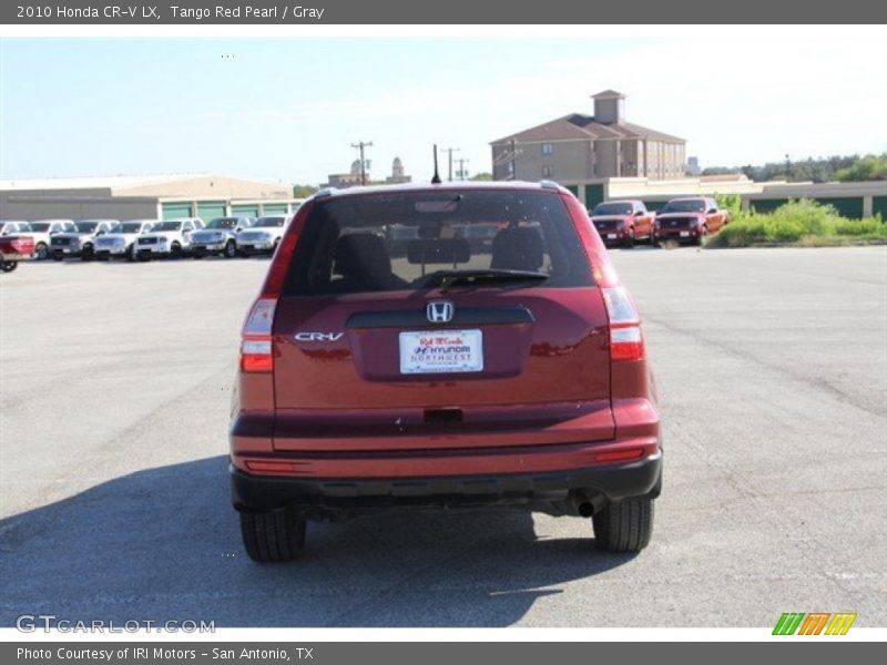 Tango Red Pearl / Gray 2010 Honda CR-V LX