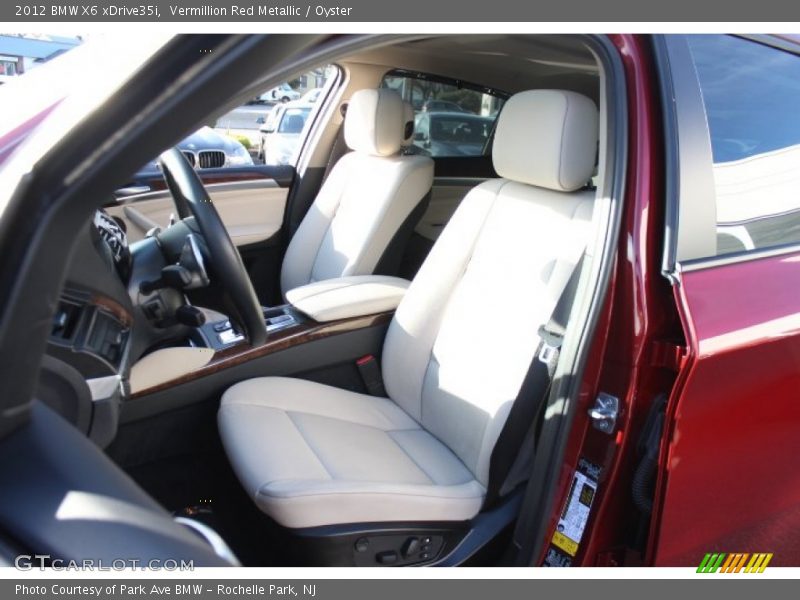 Vermillion Red Metallic / Oyster 2012 BMW X6 xDrive35i