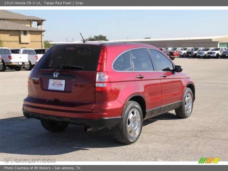 Tango Red Pearl / Gray 2010 Honda CR-V LX