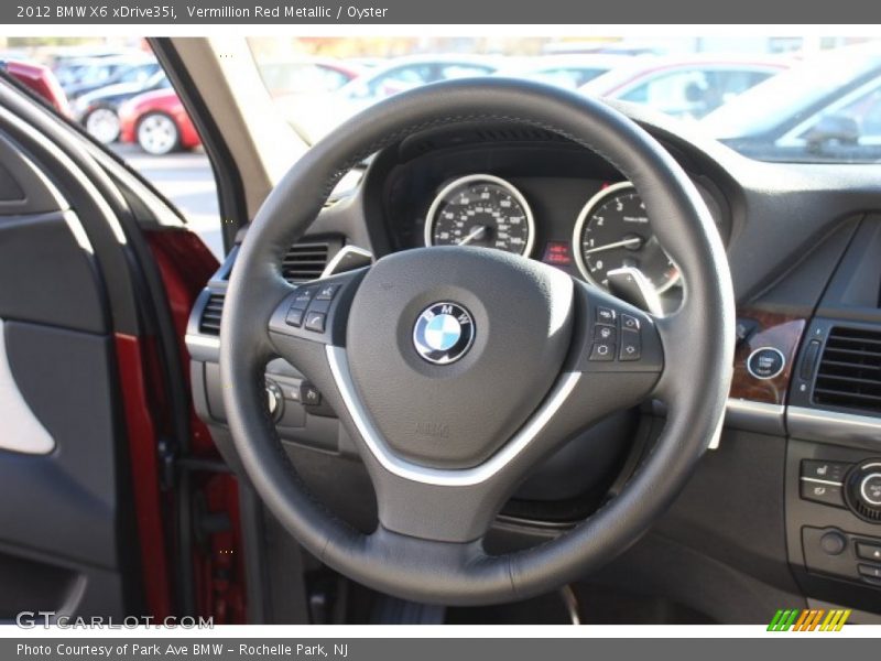 Vermillion Red Metallic / Oyster 2012 BMW X6 xDrive35i