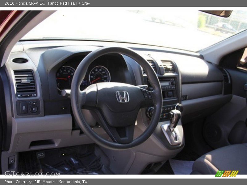 Tango Red Pearl / Gray 2010 Honda CR-V LX