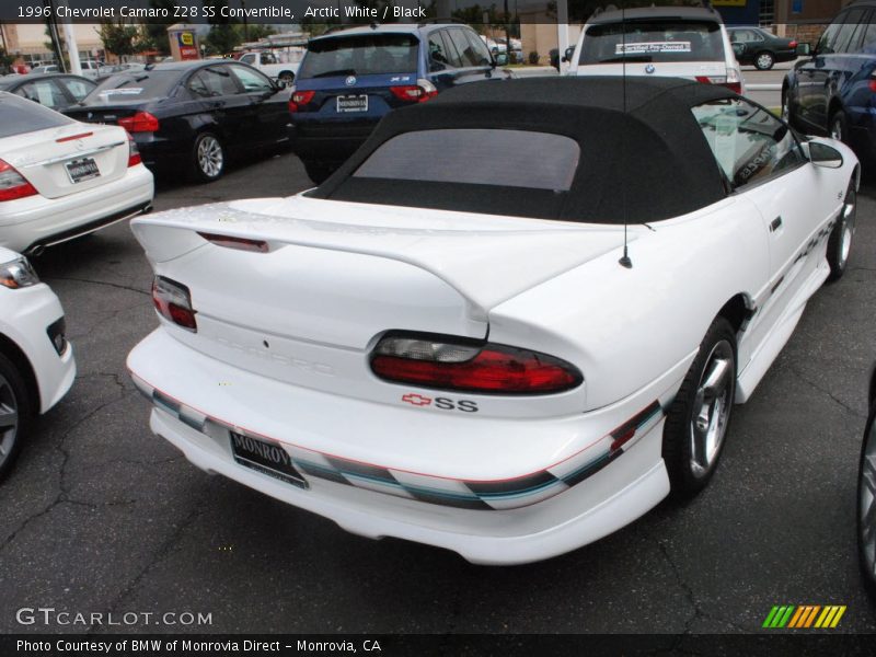 Arctic White / Black 1996 Chevrolet Camaro Z28 SS Convertible