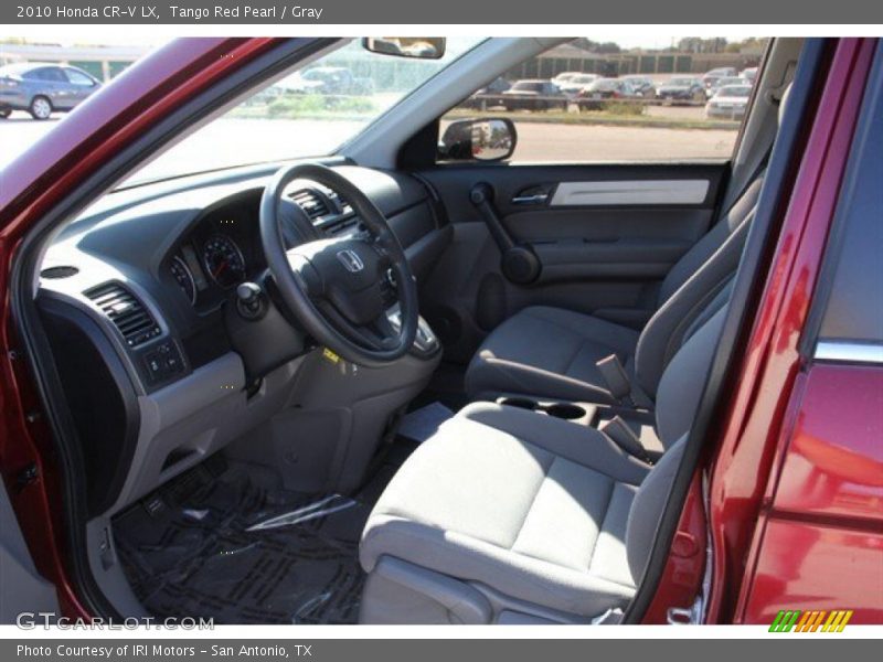 Tango Red Pearl / Gray 2010 Honda CR-V LX