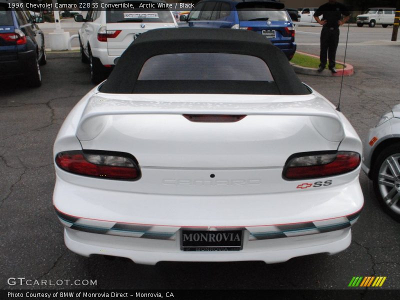 Arctic White / Black 1996 Chevrolet Camaro Z28 SS Convertible