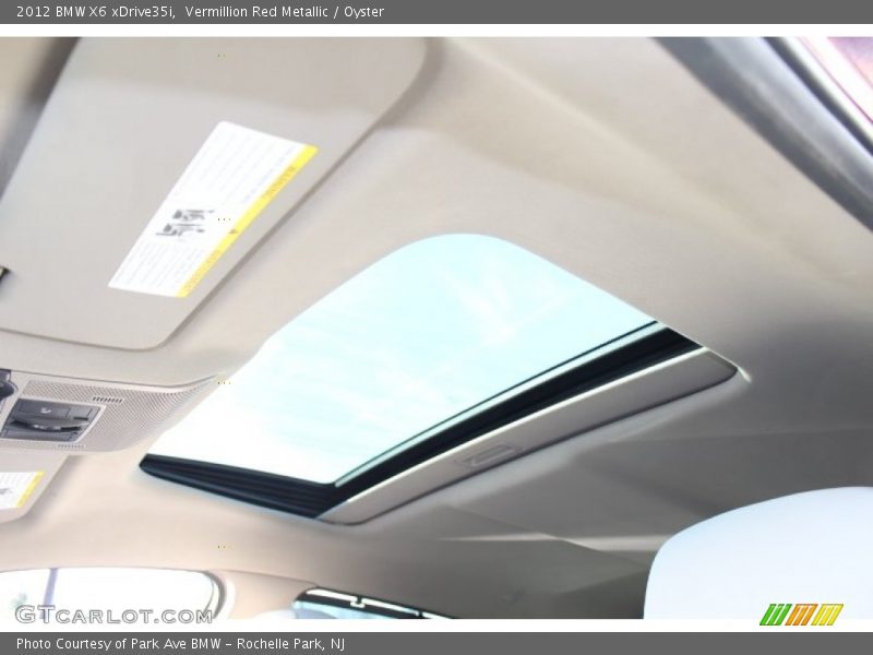 Vermillion Red Metallic / Oyster 2012 BMW X6 xDrive35i