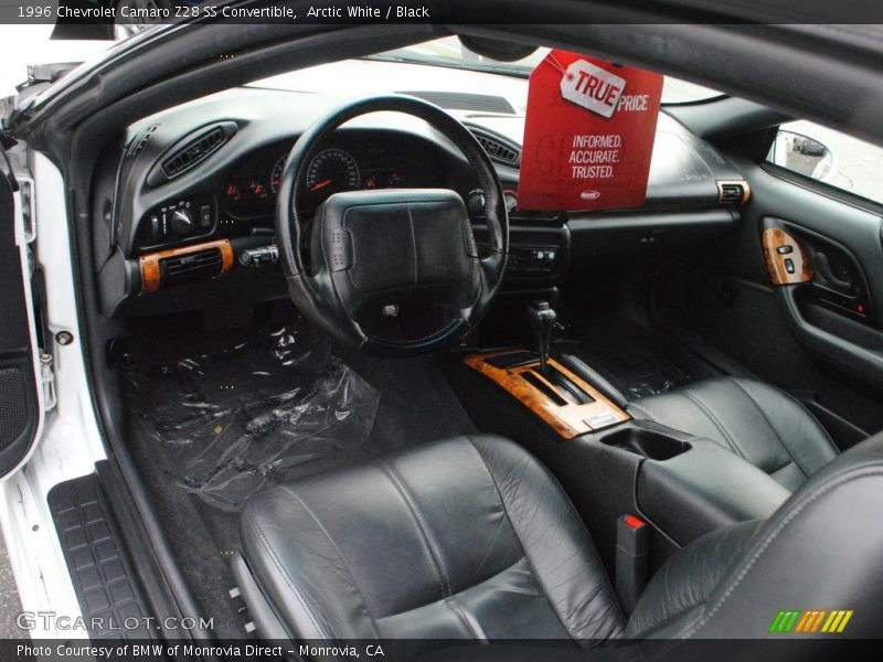  1996 Camaro Z28 SS Convertible Black Interior