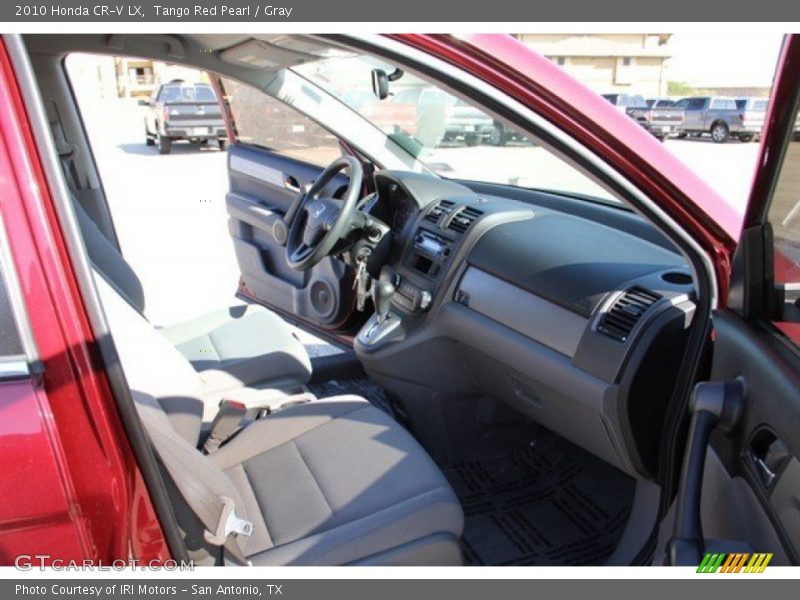 Tango Red Pearl / Gray 2010 Honda CR-V LX