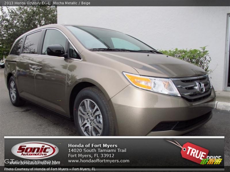 Mocha Metallic / Beige 2013 Honda Odyssey EX-L