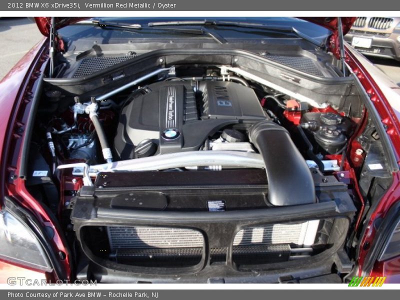 Vermillion Red Metallic / Oyster 2012 BMW X6 xDrive35i