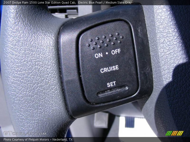 Electric Blue Pearl / Medium Slate Gray 2007 Dodge Ram 1500 Lone Star Edition Quad Cab
