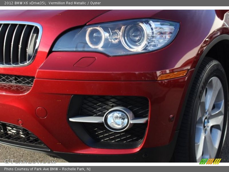 Vermillion Red Metallic / Oyster 2012 BMW X6 xDrive35i
