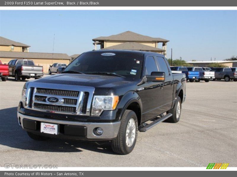 Black / Black/Black 2009 Ford F150 Lariat SuperCrew