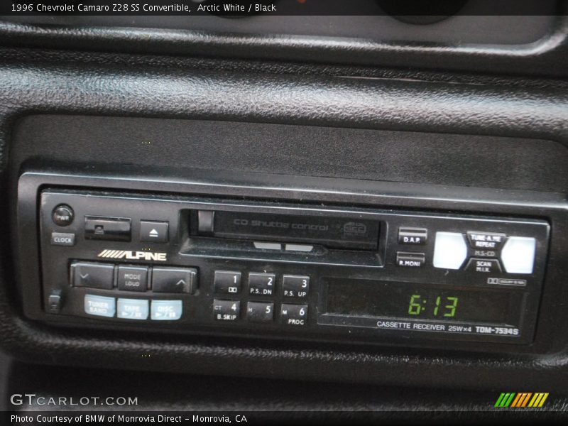 Arctic White / Black 1996 Chevrolet Camaro Z28 SS Convertible