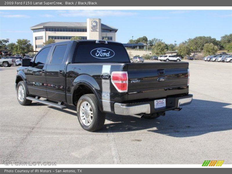 Black / Black/Black 2009 Ford F150 Lariat SuperCrew