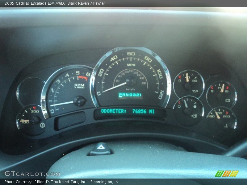Black Raven / Pewter 2005 Cadillac Escalade ESV AWD
