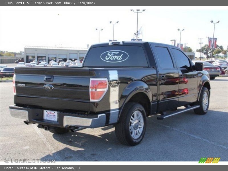Black / Black/Black 2009 Ford F150 Lariat SuperCrew