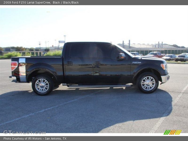Black / Black/Black 2009 Ford F150 Lariat SuperCrew