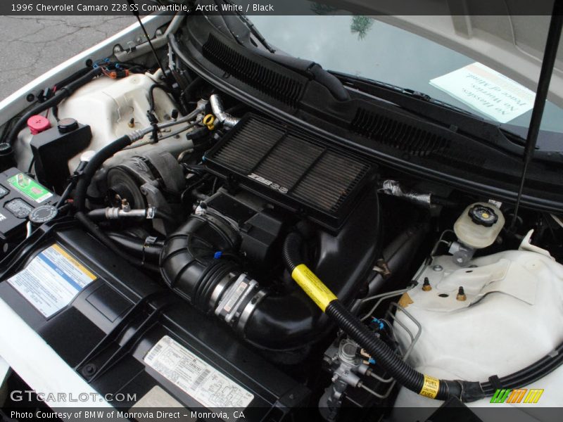  1996 Camaro Z28 SS Convertible Engine - 5.7 Liter OHV 16-Valve LT1 V8