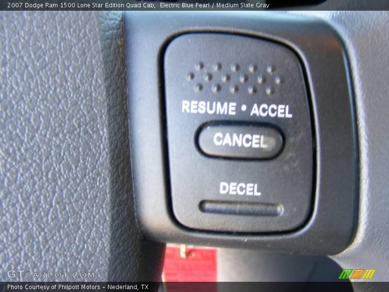 Electric Blue Pearl / Medium Slate Gray 2007 Dodge Ram 1500 Lone Star Edition Quad Cab