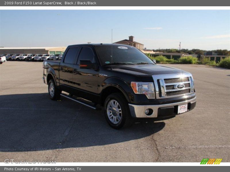 Black / Black/Black 2009 Ford F150 Lariat SuperCrew