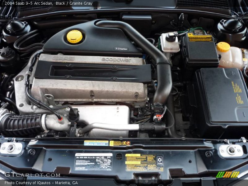 Black / Granite Gray 2004 Saab 9-5 Arc Sedan