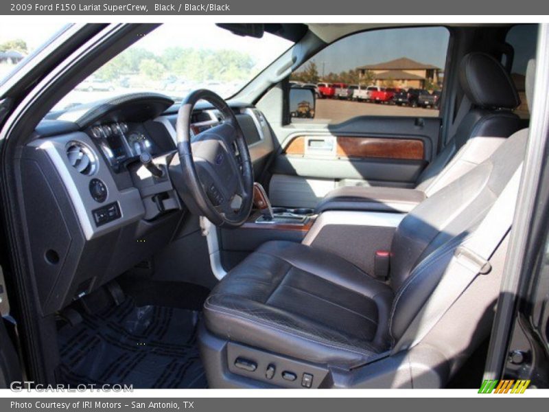 Black / Black/Black 2009 Ford F150 Lariat SuperCrew