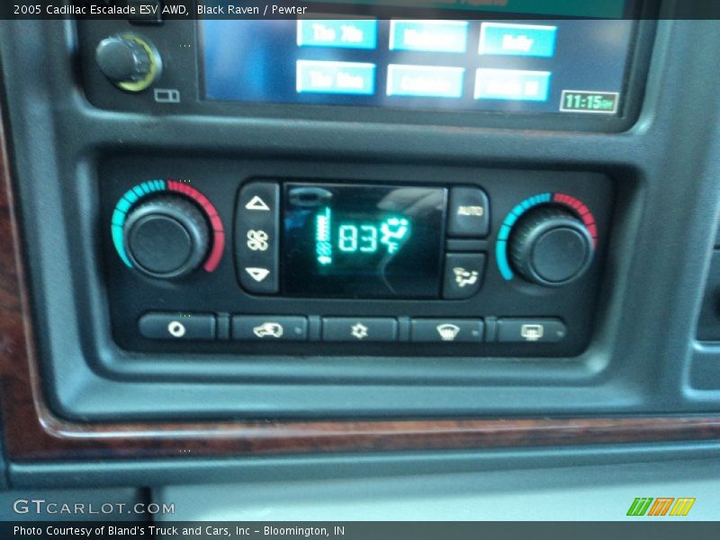Black Raven / Pewter 2005 Cadillac Escalade ESV AWD