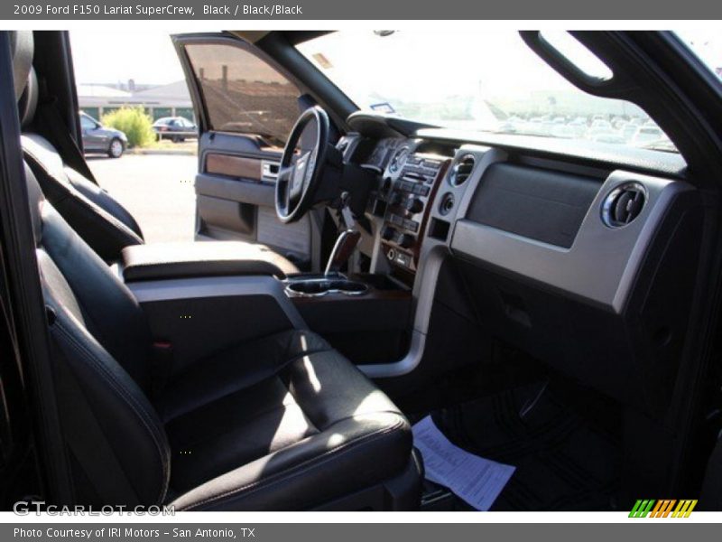 Black / Black/Black 2009 Ford F150 Lariat SuperCrew