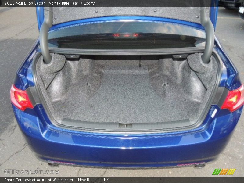 Vortex Blue Pearl / Ebony 2011 Acura TSX Sedan