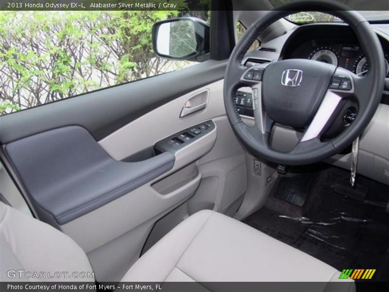 Alabaster Silver Metallic / Gray 2013 Honda Odyssey EX-L