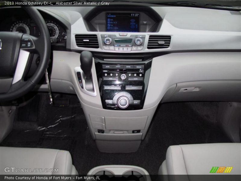 Alabaster Silver Metallic / Gray 2013 Honda Odyssey EX-L