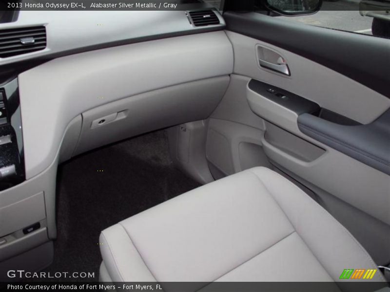 Alabaster Silver Metallic / Gray 2013 Honda Odyssey EX-L
