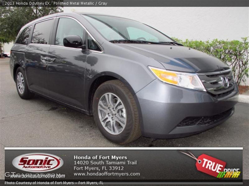 Polished Metal Metallic / Gray 2013 Honda Odyssey EX