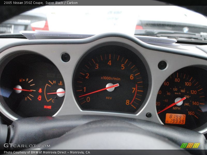  2005 350Z Coupe Coupe Gauges