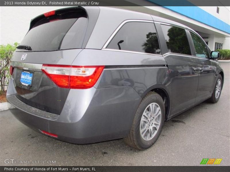 Polished Metal Metallic / Gray 2013 Honda Odyssey EX