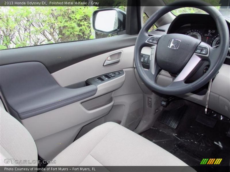 Polished Metal Metallic / Gray 2013 Honda Odyssey EX