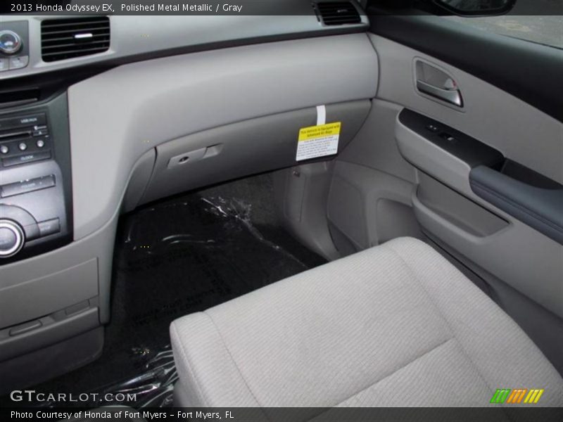 Polished Metal Metallic / Gray 2013 Honda Odyssey EX