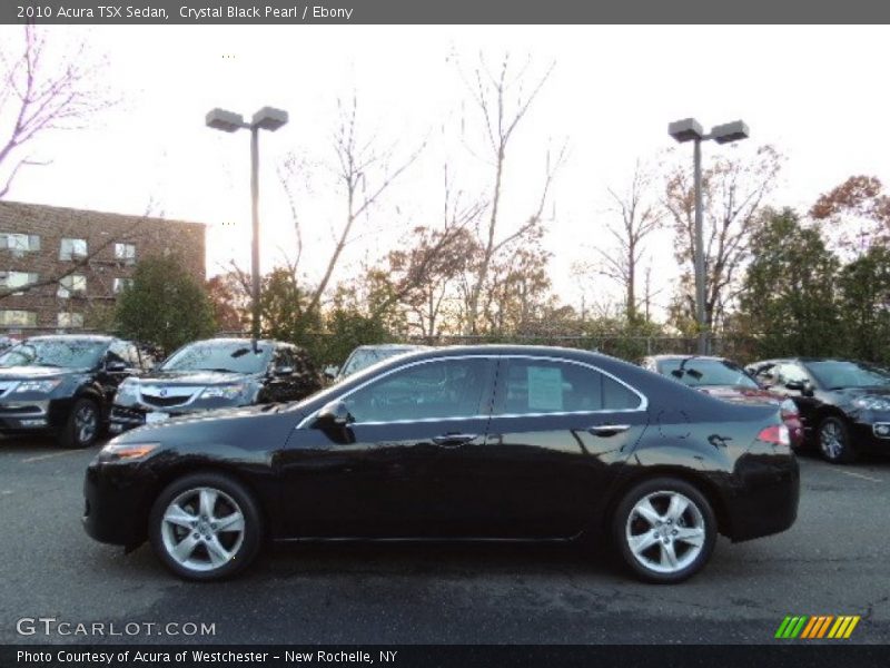 Crystal Black Pearl / Ebony 2010 Acura TSX Sedan