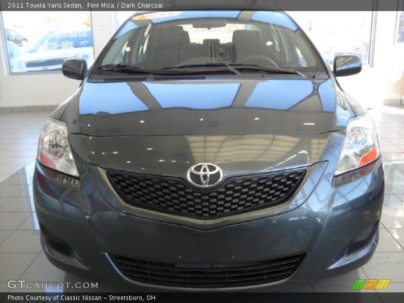 Flint Mica / Dark Charcoal 2011 Toyota Yaris Sedan