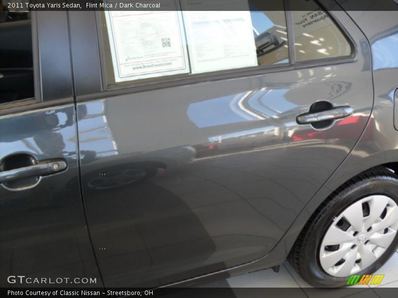 Flint Mica / Dark Charcoal 2011 Toyota Yaris Sedan