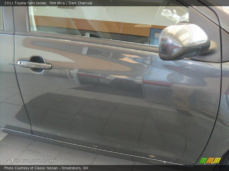 Flint Mica / Dark Charcoal 2011 Toyota Yaris Sedan