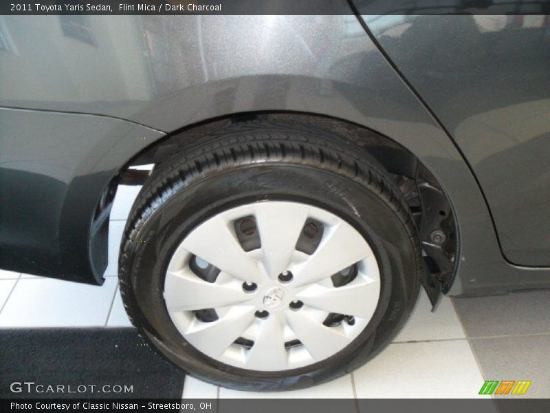 Flint Mica / Dark Charcoal 2011 Toyota Yaris Sedan